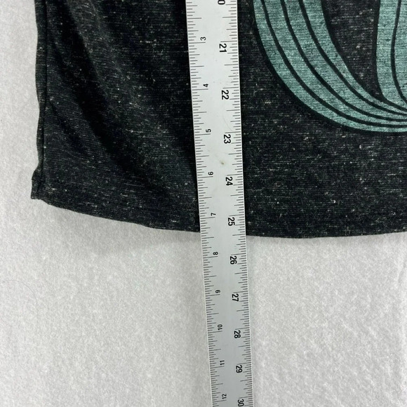 Disney Little Mermaid Women's T Shirt Sz M Black Round Neck Short Sleeve Pocket - Picture 4 of 11